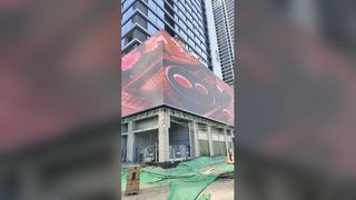 P6 आउटडोर एलईडी डिस्प्ले स्टेडियम वाटरप्रूफ IP65