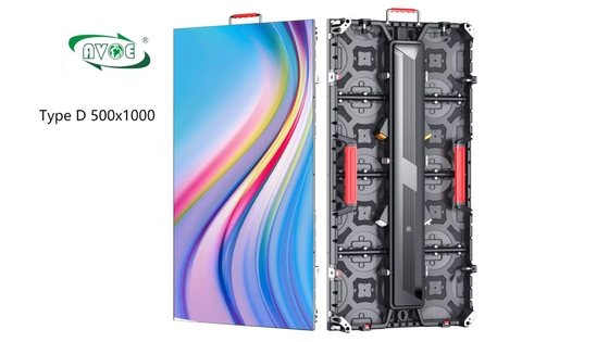 Type D P3.91 3840Hz Indoor Rental LED Panel 500x1000 Cabinet Corner Protector