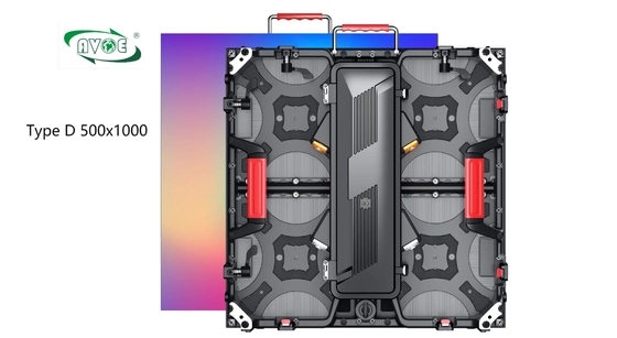 Type D P3.91 3840Hz Indoor Rental LED Panel 500x1000 Cabinet Corner Protector