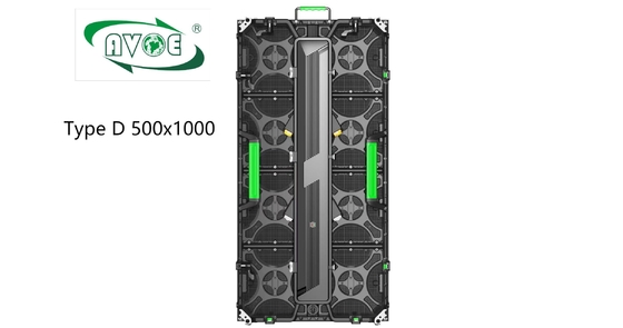 Type D P3.91 3840Hz Indoor Rental LED Panel 500x1000 Cabinet Corner Protector