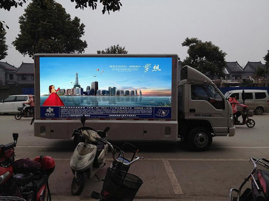 P4mm RGB 3-in-1 Mobile Video Display / Trailer Mounted Led Screen Wide Voltage Design