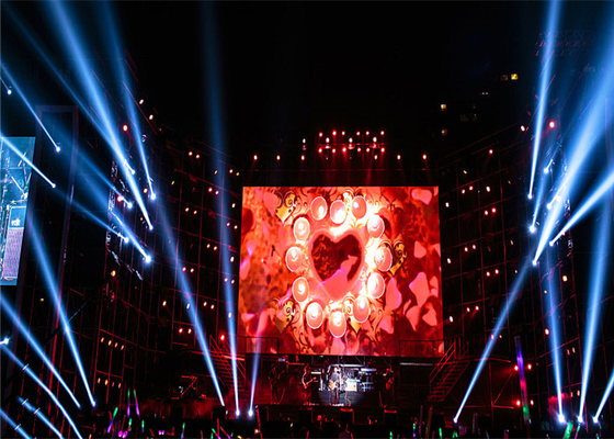 Brightness Adjustable P8mm Stage Rental LED Display Led Stage Screen 320*160mm SMD3535