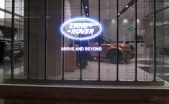 Ultra Thin P3.91-7.82 Transparent LED Display High Definition advertising led display screen
