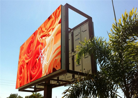 High Durability Waterproof IP65 P4mm Outdoor LED Advertising Screen 1/10 Scan Constant Drive