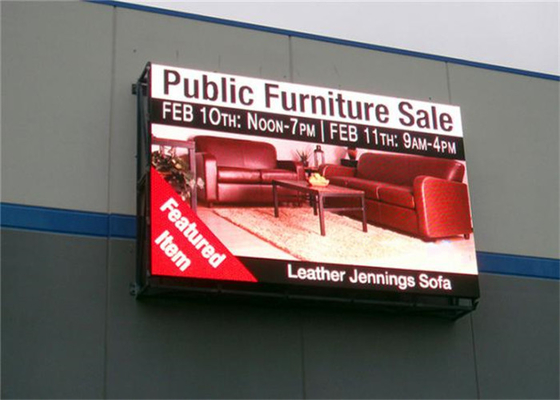 RGB SMD3535 P8 8000nits Outdoor Fixed LED Display 1R1G1B IP20