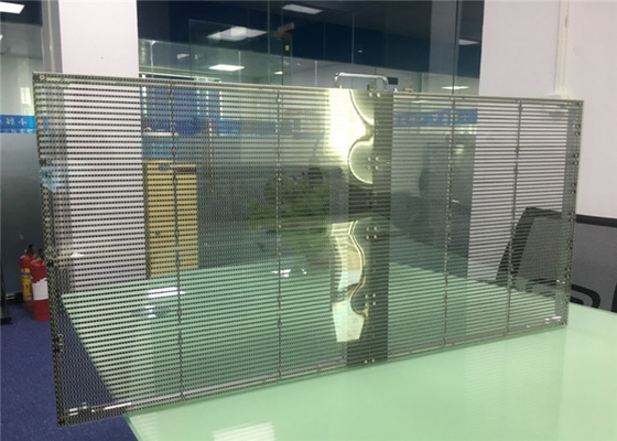 Ultra Thin P3.91-7.82 Transparent LED Display High Definition advertising led display screen