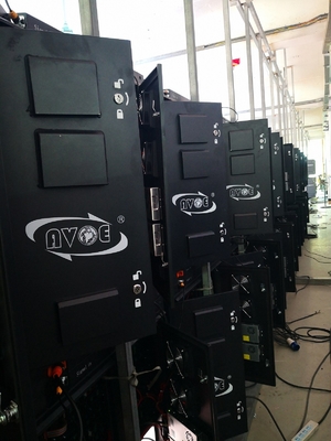 P4 210W SMD1921 Outdoor Led Screen Display 320x160mm curve cabinets