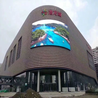 P10 SMD3535 6000cd/sqm Outdoor Advertising Led Display 720mcd 320*160mm