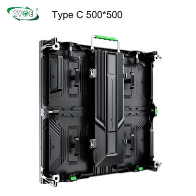 Type C P3.91 Stage Rental LED Display 6000nits 500x500mm / 500x1000mm Cabinet