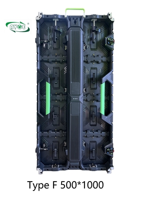 Type F 2.6mm Stage Rental LED Display Panel Curve Cabinet 500x1000mm