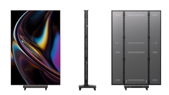 P1.86 पोस्टर एलईडी डिस्प्ले रिफ्रेश रेट 3840Hz 800nits दुकान विज्ञापन के लिए