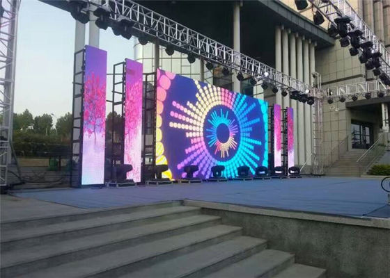 5~50m Distance Stage Background P4.81 Outdoor rental LED Display Big Screen Good Viewing Angle