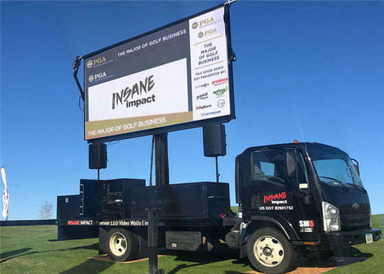 Slim Led P6mm Mobile Billboard Car Led Display Screen For Public Relations Activities