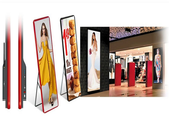 Bracket Style P2.5 LED Poster Panel Poster LED Screen HD Image For Shopping Malls