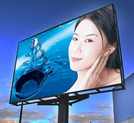 6000cd/Sqm Commerical Advertising LED Display SMD3535 Aluminum VGA DVI P10
